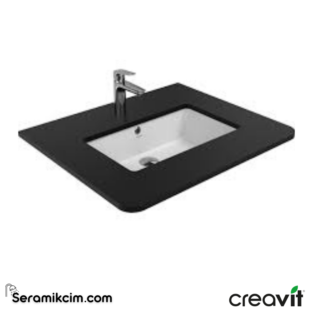 Creavit Tezgah Altı Lavabo 38x60cm  TP760-00CB00E-0000 - TP760-00CB00E-0000