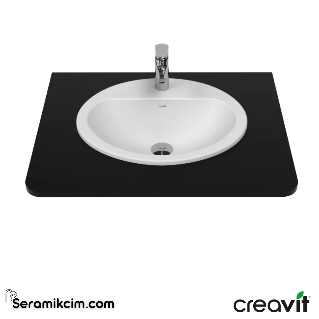 Creavit Tezgah Üstü Lavabo 45*52cm Extra Beyaz TP225-00CB00E-0000 - TP225-00CB00E-0000