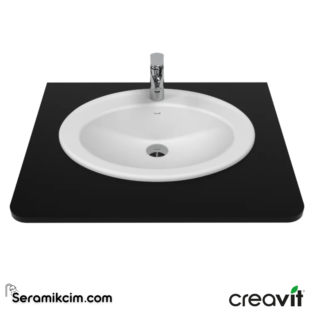 Creavit Tezgah Üstü Lavabo 46*58cm Extra Beyaz TP230-00CB00E-0000 - TP230-00CB00E-0000