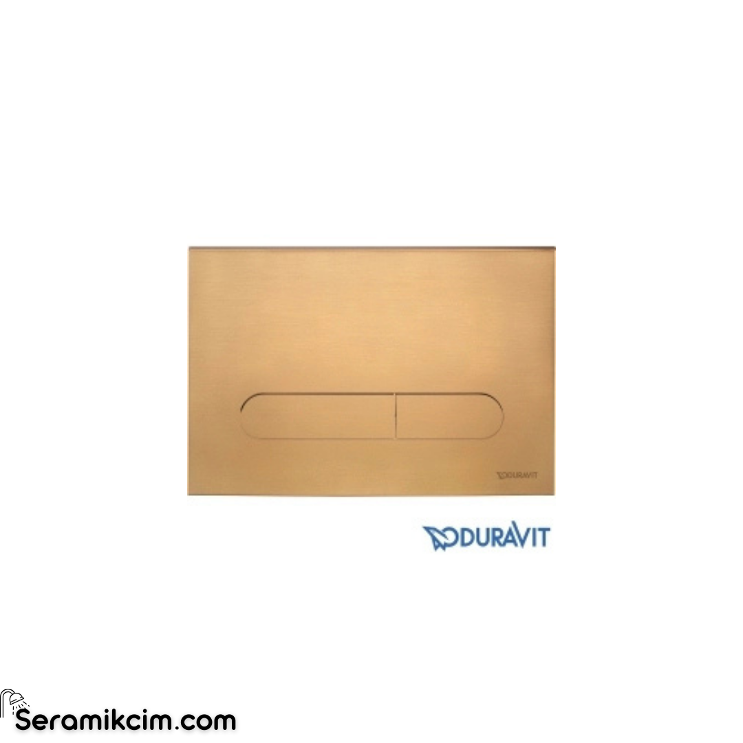 Duravit Beta 100 Kumanda Kapağı, Mat Bronz