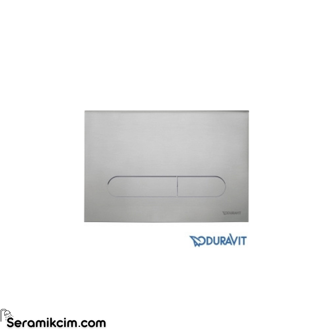 Duravit Beta 100 Kumanda Kapağı, Paslanmaz Çelik
