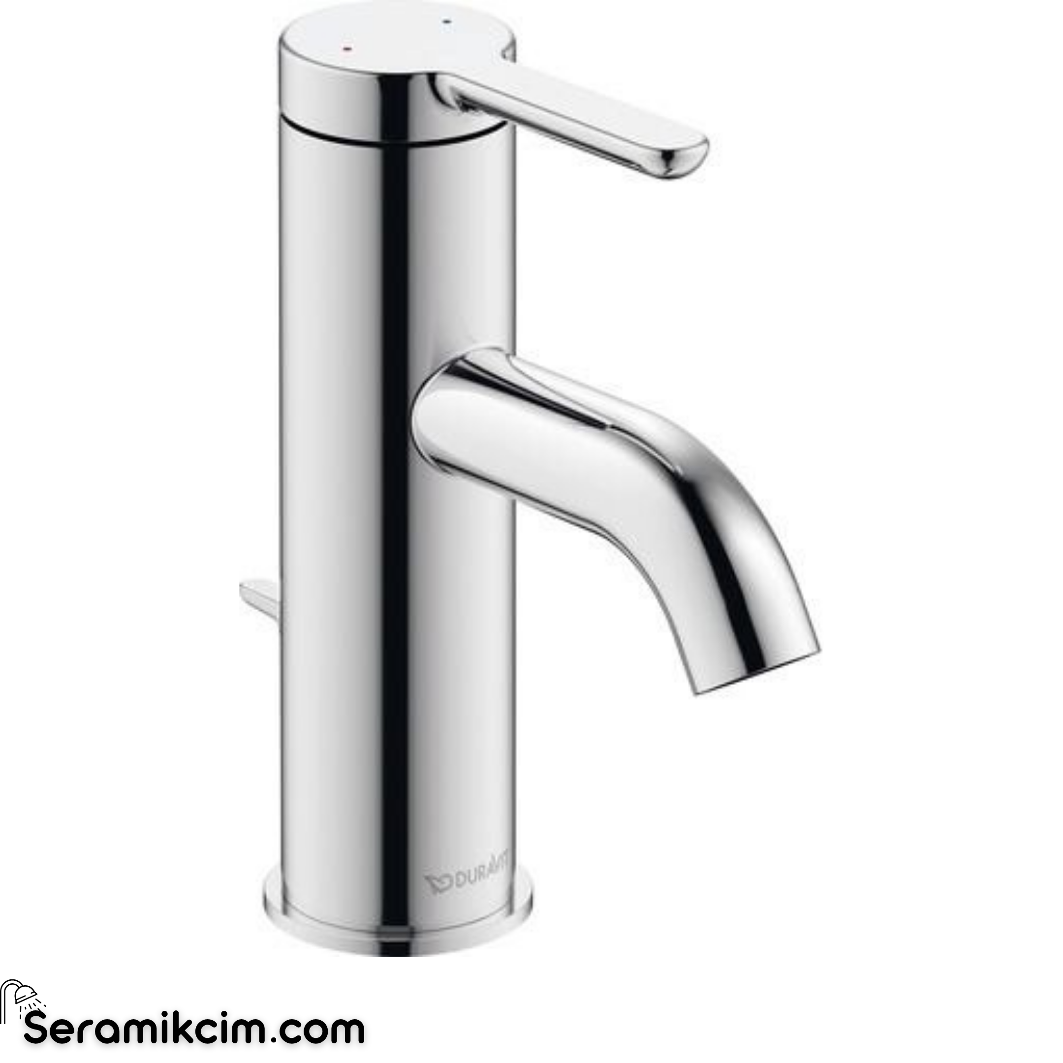 Duravit C.1 Lavabo Bataryası (S-Boy) Sifon Kumandalı Krom C11010001010