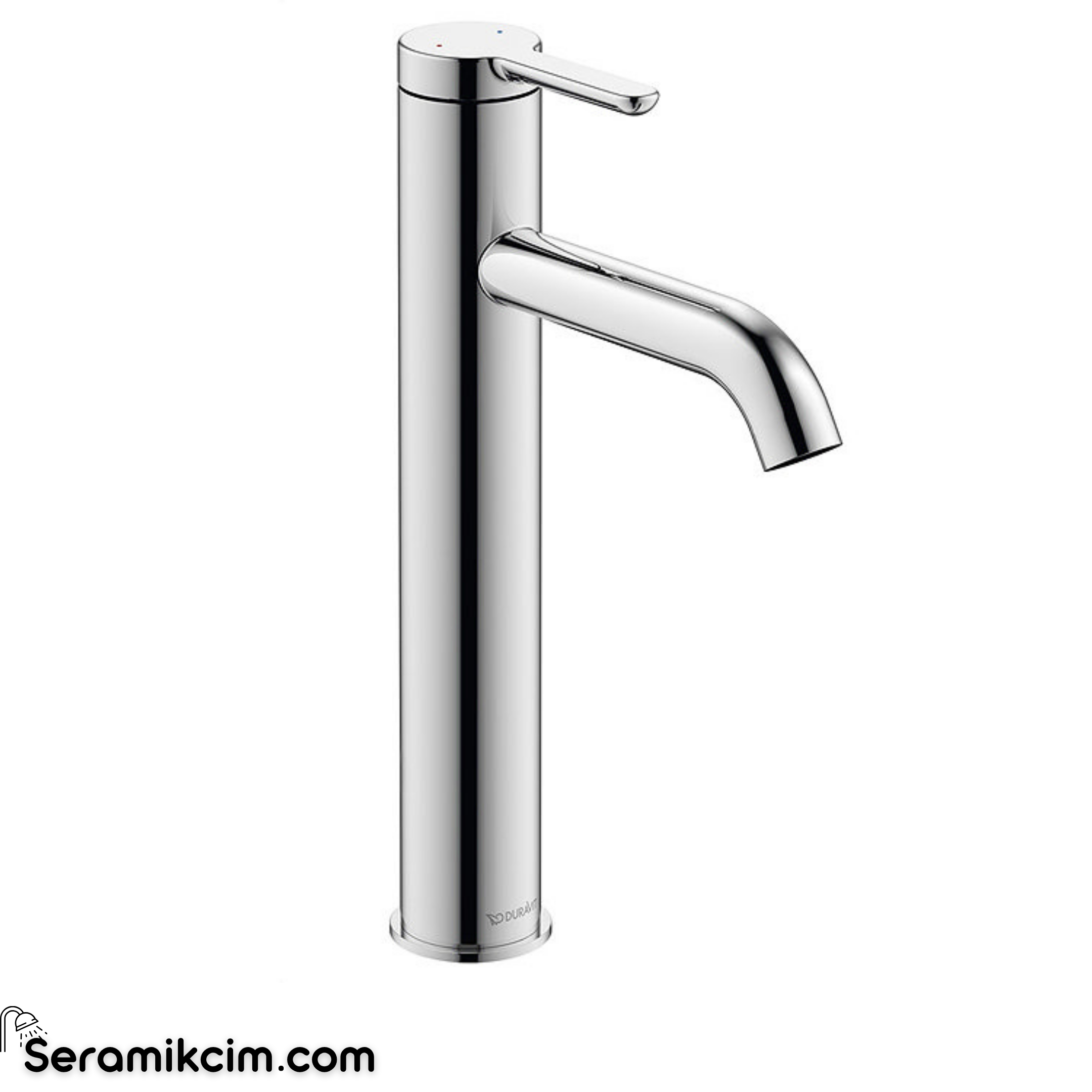 Duravit C.1 Çanak Lavabo Bataryası (L Boy) Krom C11030002010