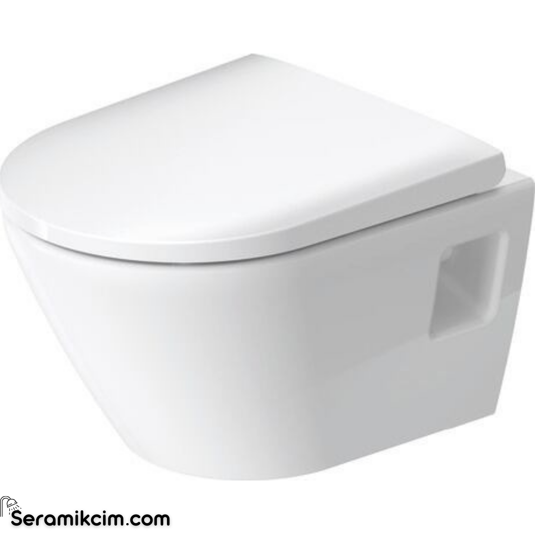 Duravit D-Neo, Asma Klozet, Rimless® Kompakt 480 Mm