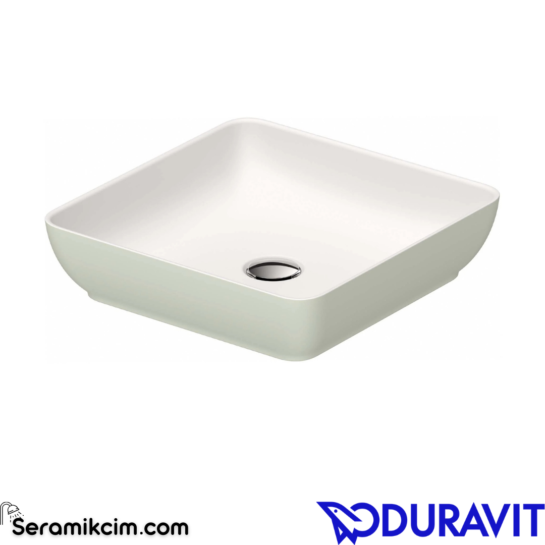 Duravit Sivida DuroCast® Çanak Lavabo 40 cm Beyaz / Yeşil