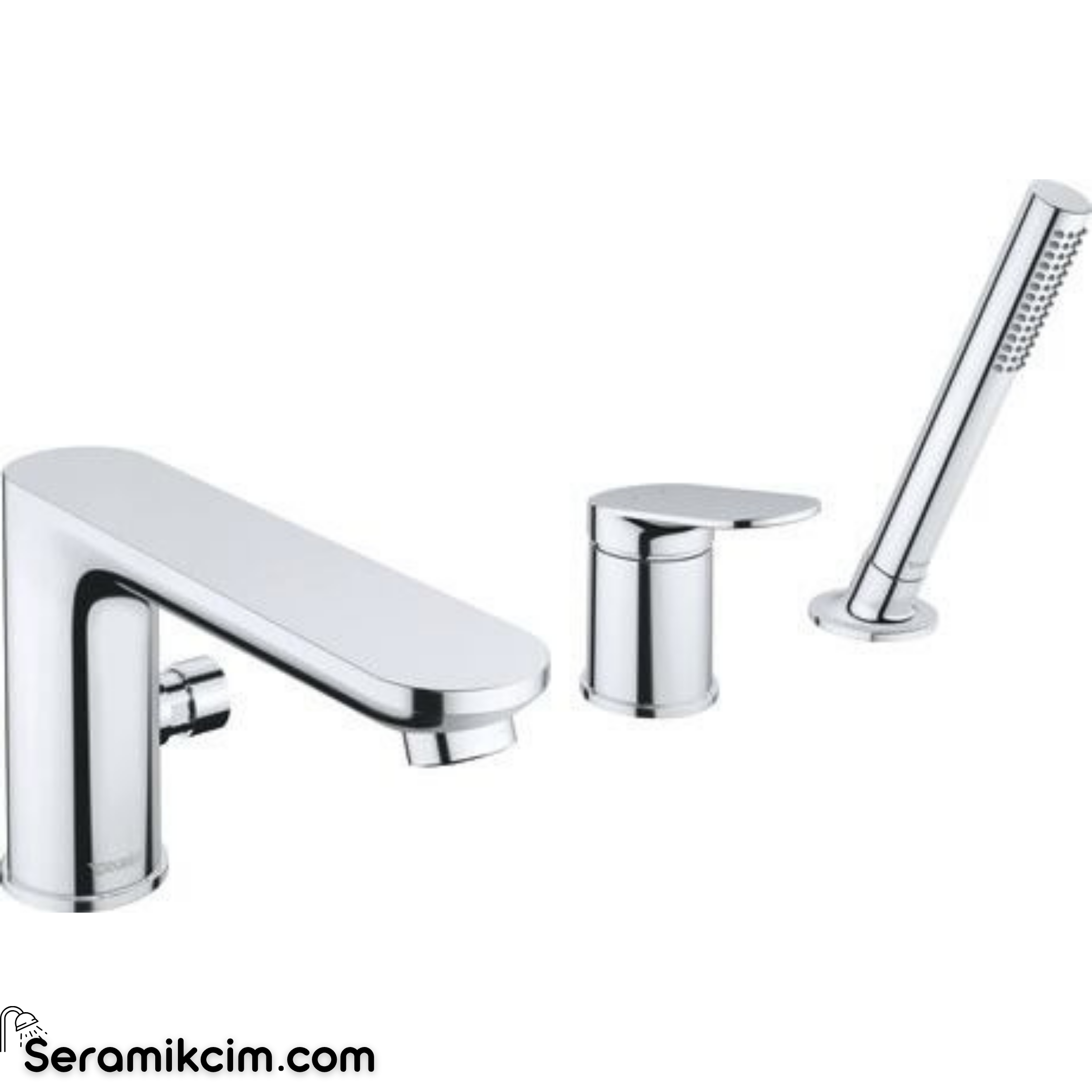Duravit Wave 3 Delikli Küvet Bataryası Krom Wa5260000010