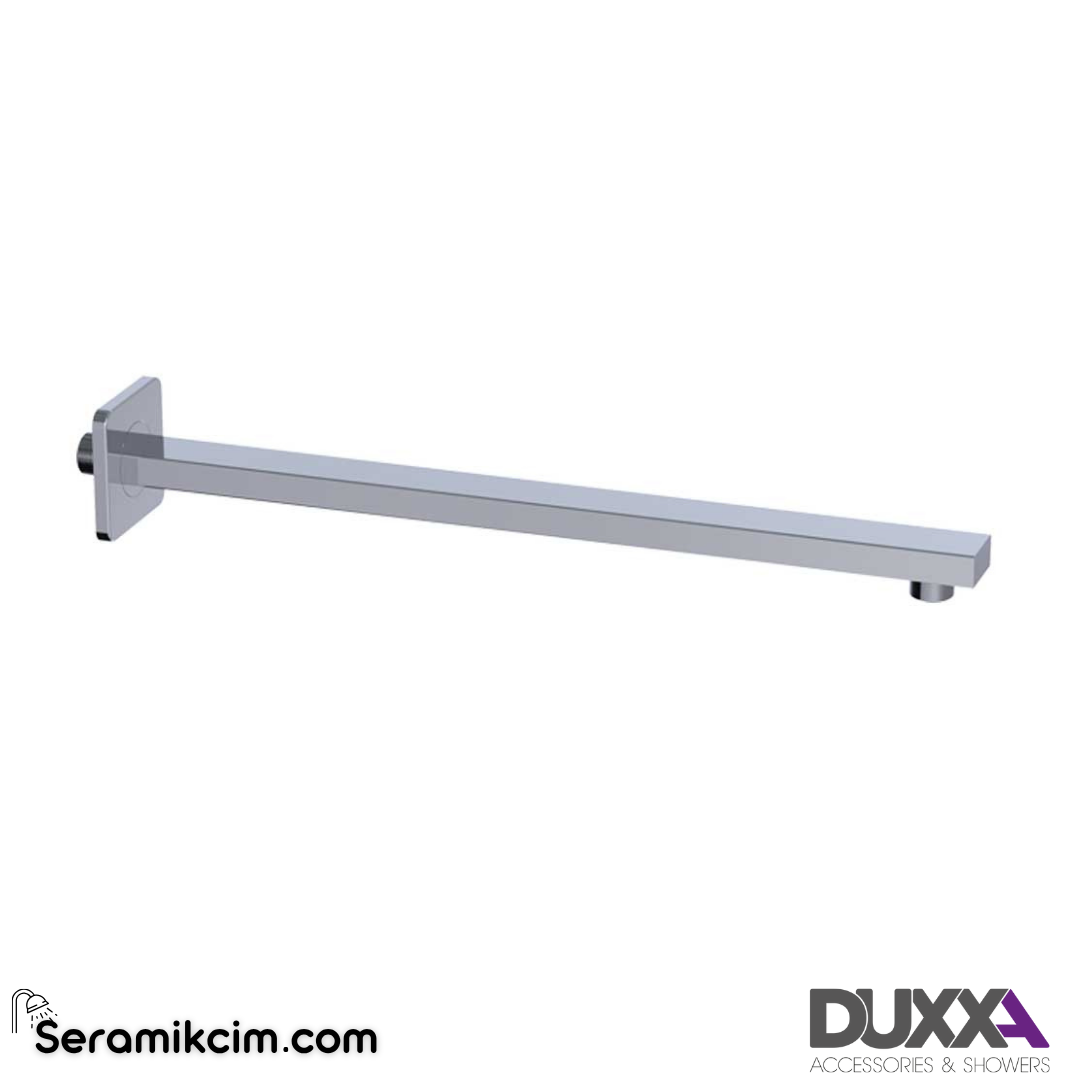 Duxxa Ankastre Duş Borusu Duvardan 40 cm SS Kromaj Kare D.660.DK - D.660.DK