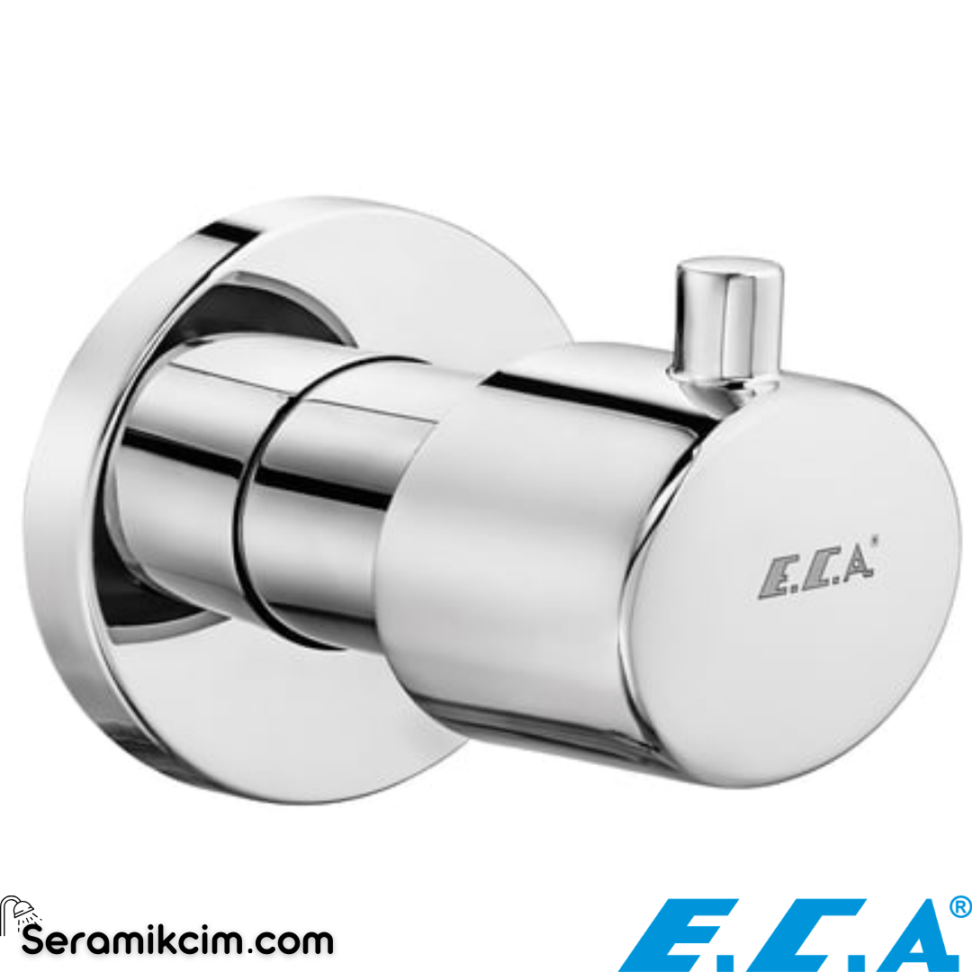 ECA Ankastre Ara Kesme Valfi Krom 102151030