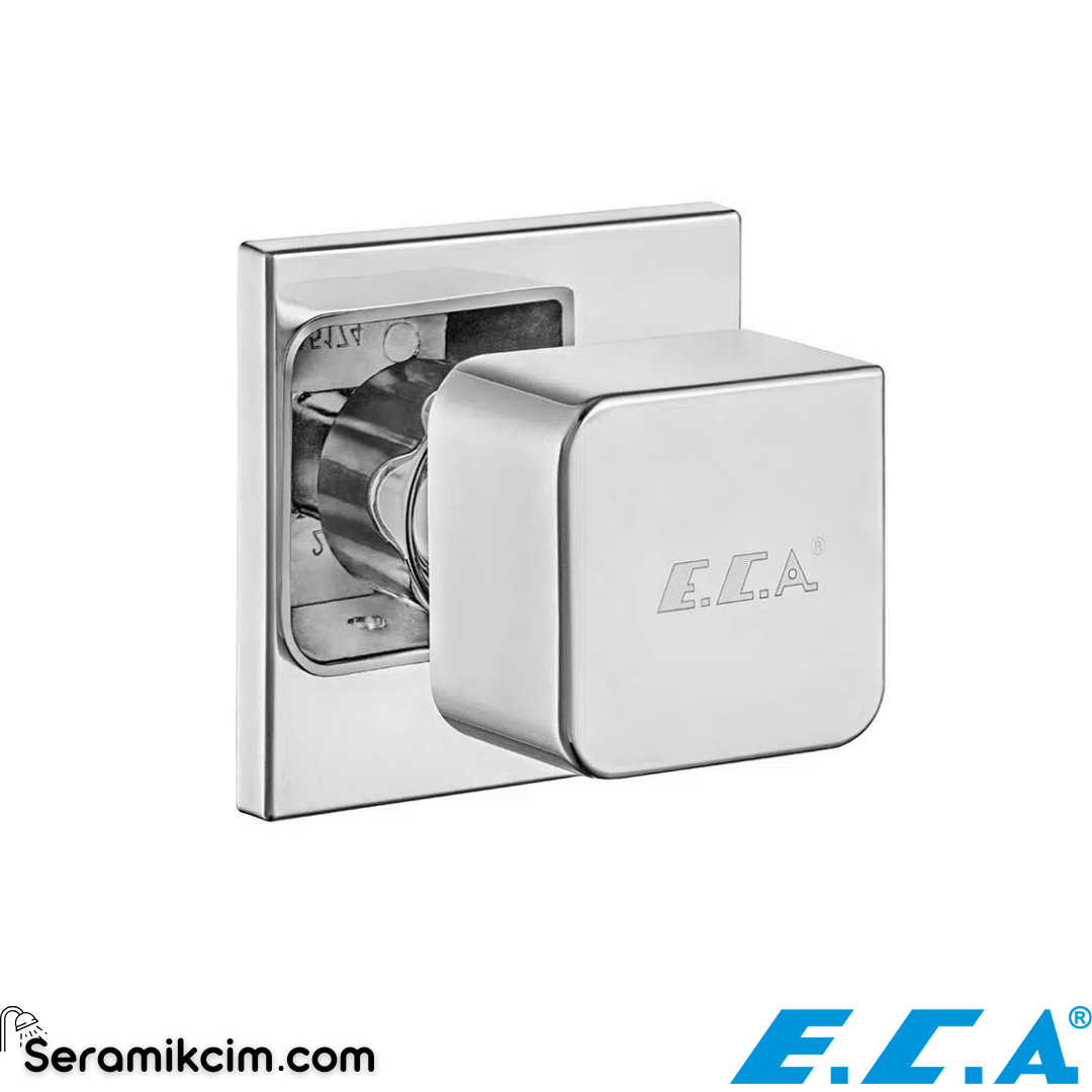 ECA Ankastre Ara Kesme Valfi Krom 102151024