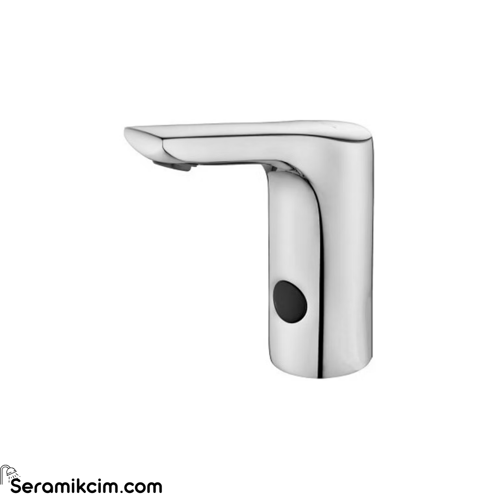 ECA Luna Fotoselli Lavabo Bataryası (T Adaptörlü) - Elektrikli Krom 108108054