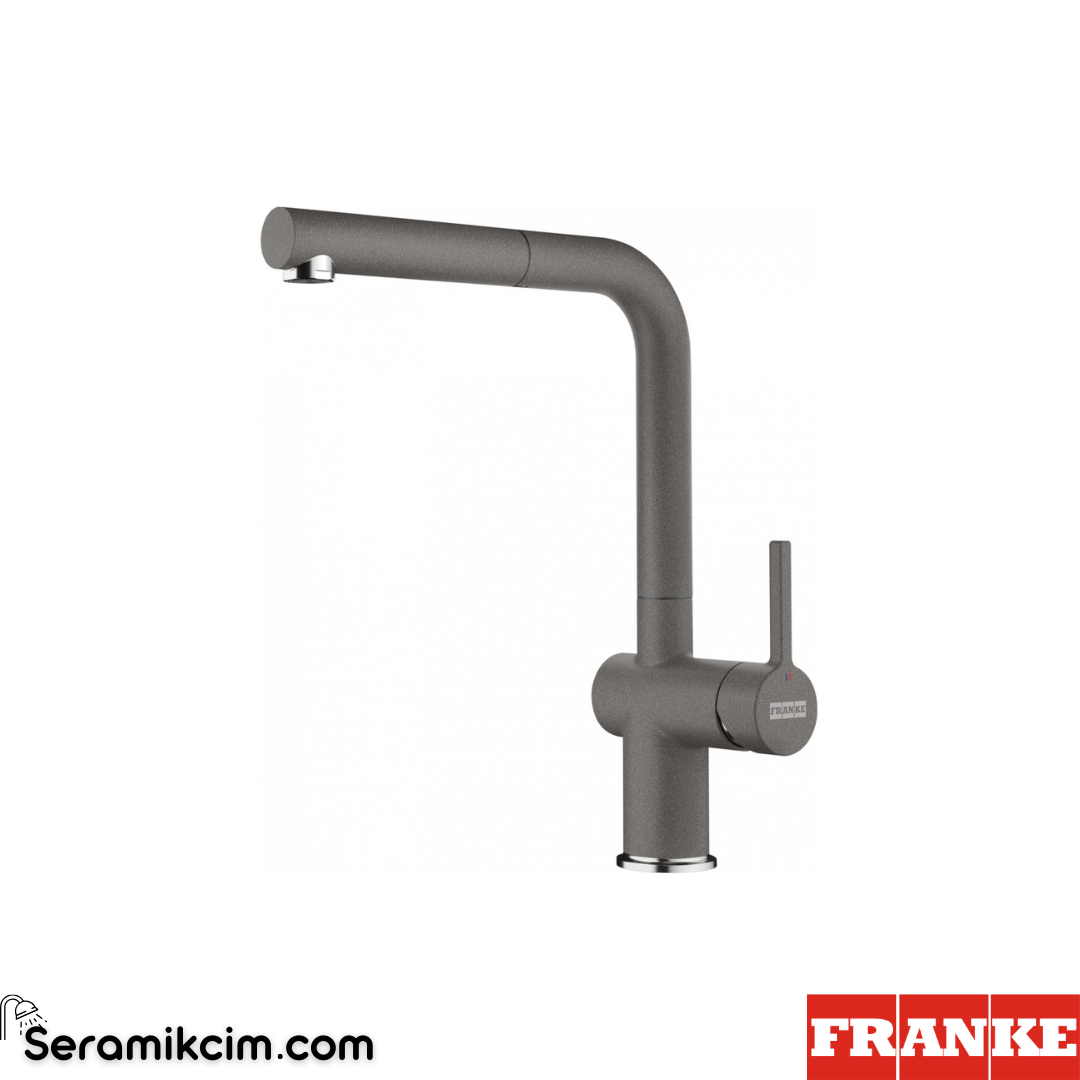Franke Active Plus Doccia 2.0 Spiralli Mutfak Armatürü Stone Grey 115.0663.758