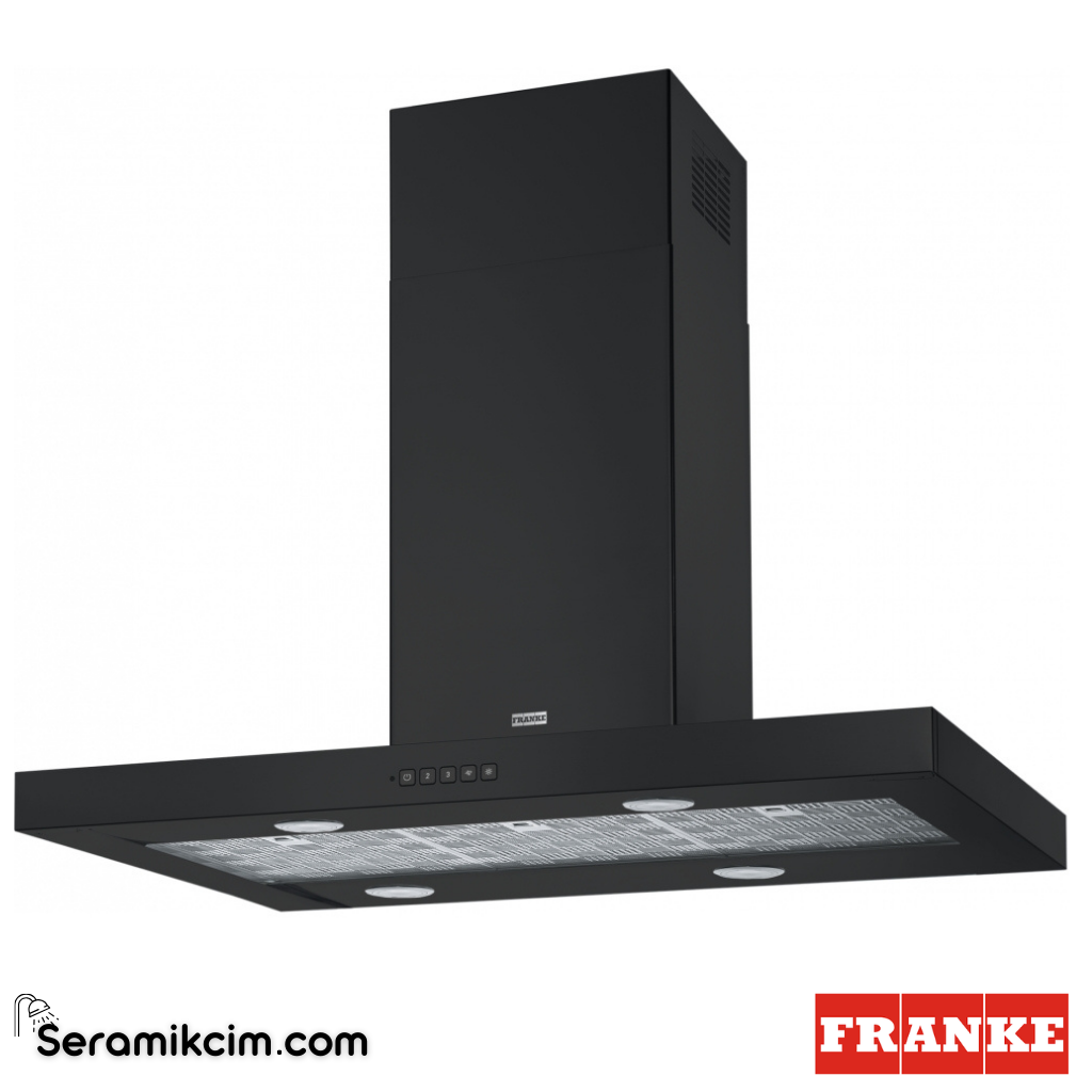 Franke Ada Format Tale 905 I XS/900 898x599mm Ada Tipi Davlumbaz Mat Siyah 325.0657.511 - 325.0657.511