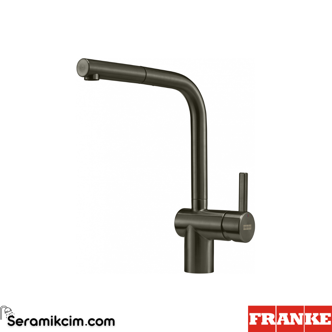 Franke Atlas Neo Doccia Spiralli Mutfak Armatürü Antrasit 115.0628.210