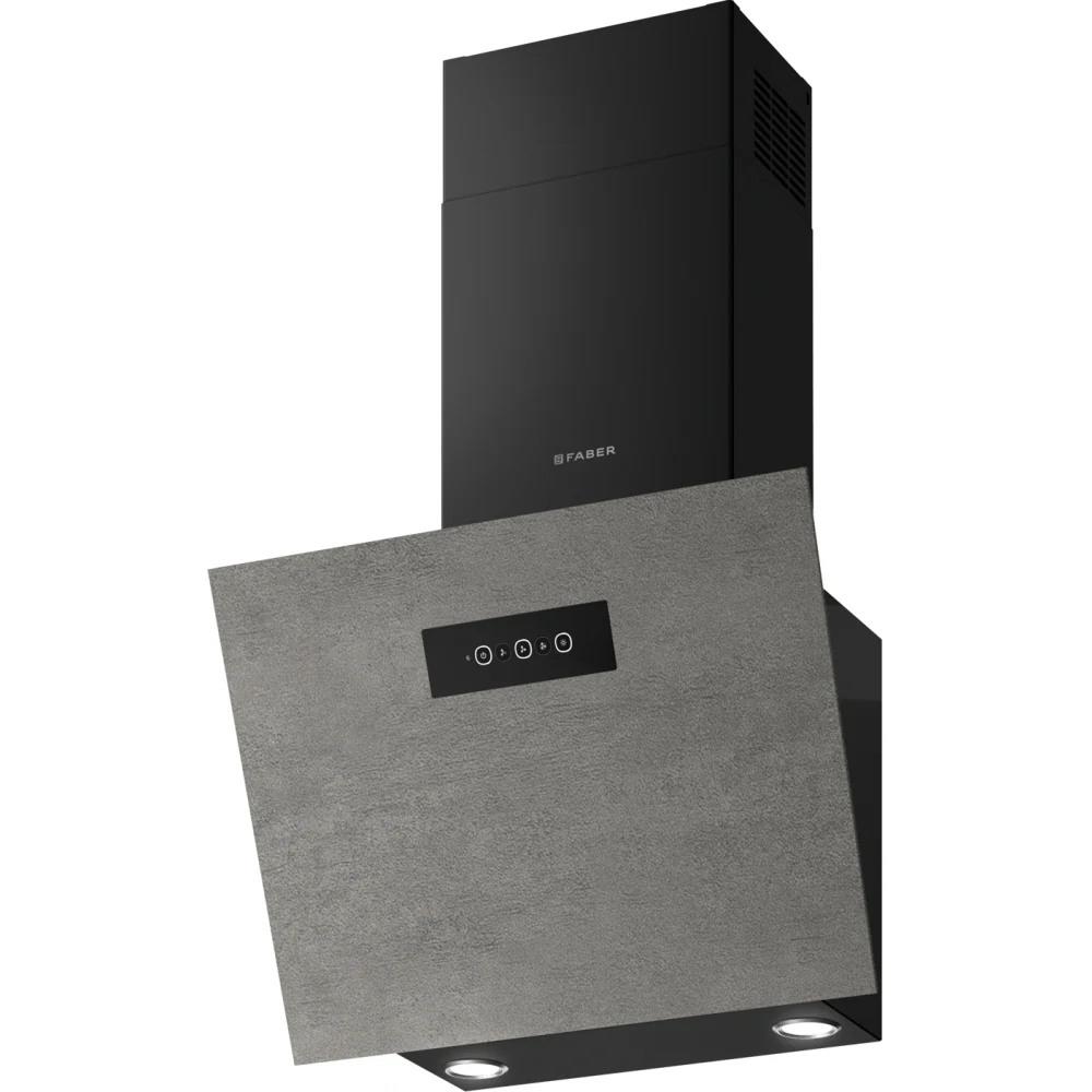 Franke Davlumbaz Grexia Gres Lg 60 Cm Siyah/Light Grey Porselen 330.0694.727