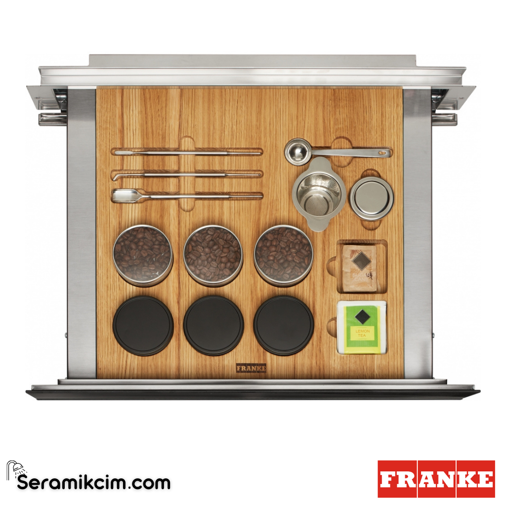 Franke FMY 14 CMD XS Kahve Makinesi Aksesuar Çekmecesi Siyah / Inox Frame 161.0694.163 - 161.0694.163