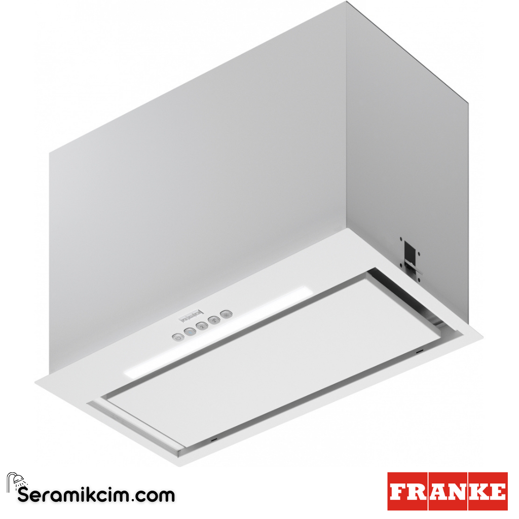 Franke Inca Lux 3.0 FBFE WH MATT A52 520x290mm Ankastre Davlumbaz Mat Beyaz 305.0665.366 - 305.0665.366