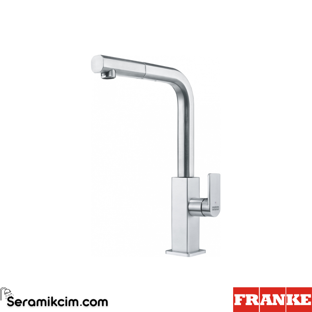 Franke Mythos Doccia Spiralli Mutfak Armatürü Paslanmaz Çelik 115.0547.853