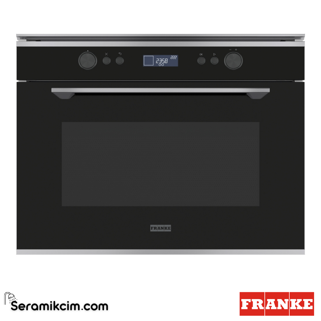 Franke Mythos FMY 45 MW XS 9 Programlı 40lt 45cm Kombi Mikrodalga Fırın Siyah / Inox Frame 131.0606.105 - 131.0606.105