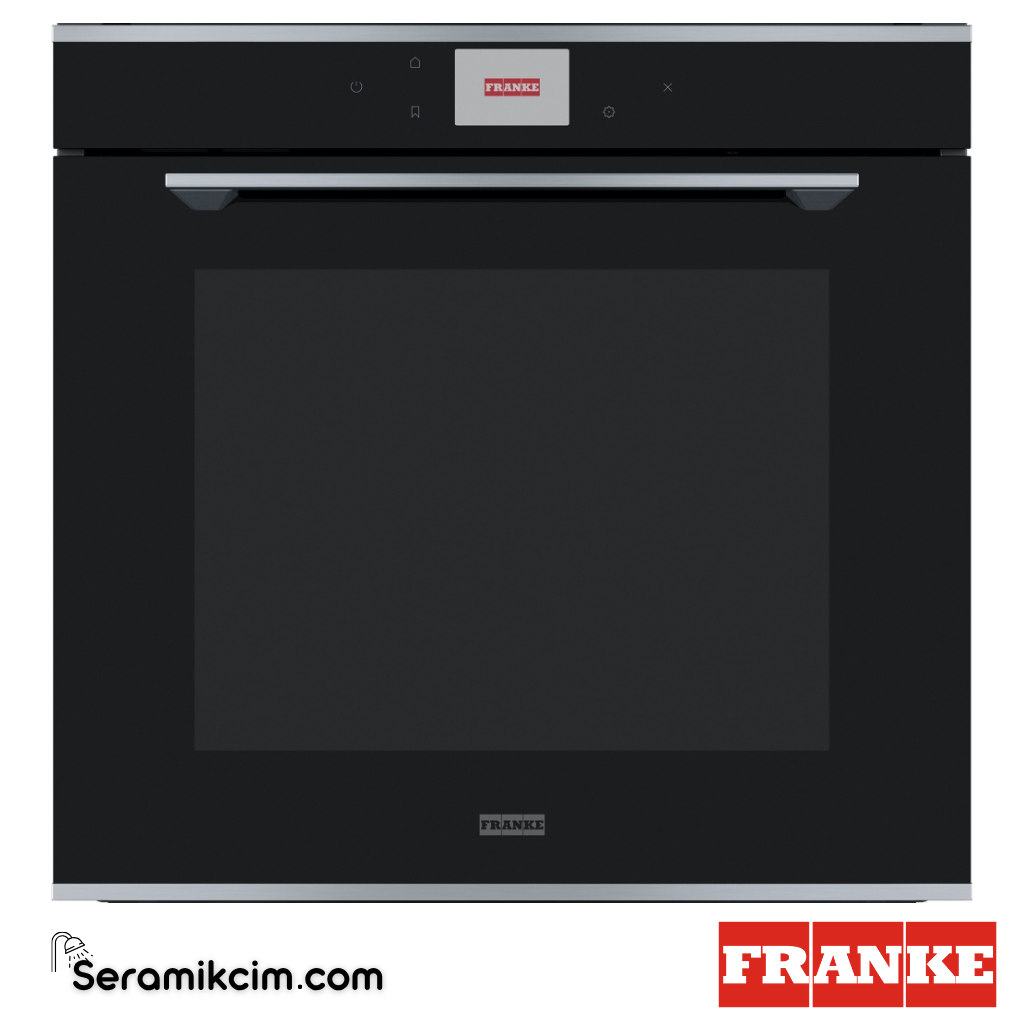 Franke Mythos TFT Pyrolytic FMY 99 P XS 17 Programlı 73lt A+ Enerji Sınıfı Fırın Siyah / Inox Frame 116.0613.708 - 116.0613.708