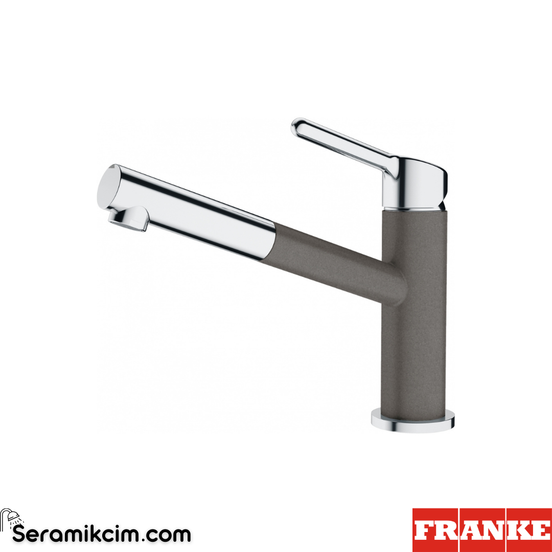 Franke Orbit Doccia Spiralli Mutfak Armatürü Stone Grey 115.0623.141