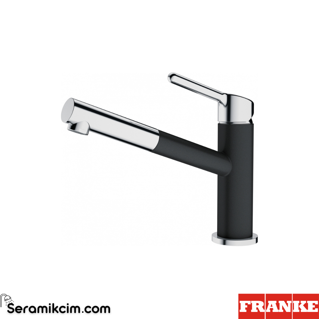 Franke Orbit Doccia Spiralli Mutfak Armatürü Nero 115.0623.057