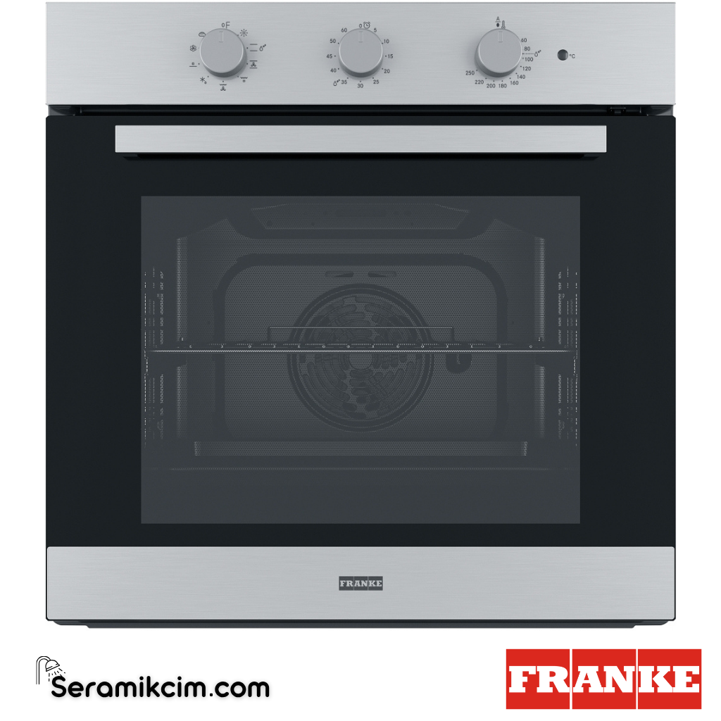 Franke Smart Linear FSL 82 H XS 8 Programlı 71lt A Enerji Sınıfı Fırın Siyah Cam / Inox 116.0609.445 - 116.0609.445