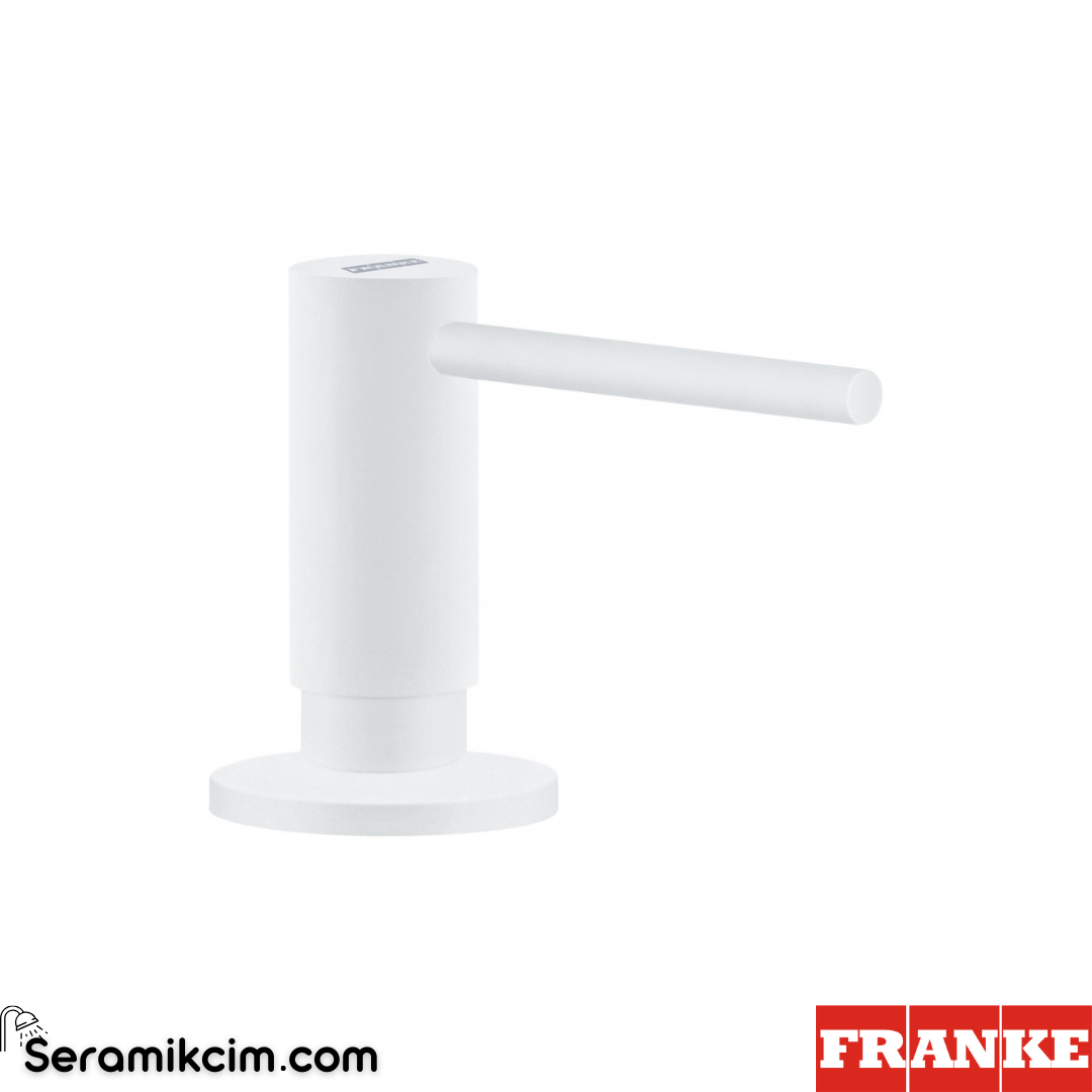 Franke Tezgahaltı Sıvı Sabunluk 300ml Mat Beyaz 119.0547.905