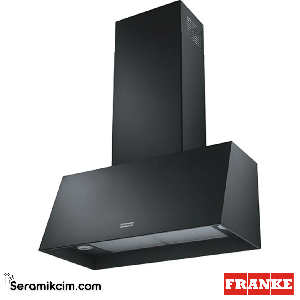 Franke Trendline Plus BK 70 698x350mm Duvar Tipi Renkli Davlumbaz Mat Siyah 321.0536.200 - 321.0536.200