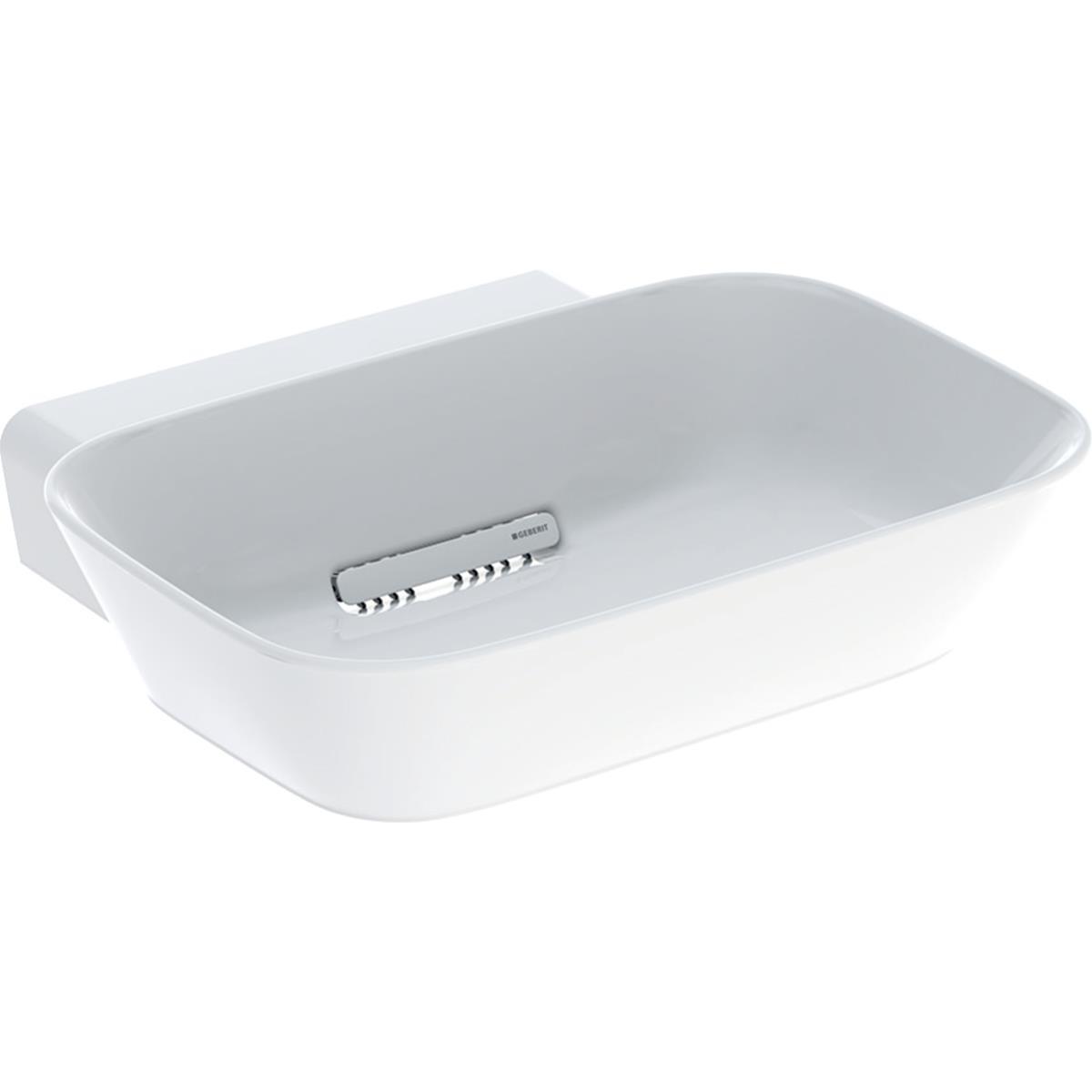 Geberit ONE çanak lavabo, CleanDrain, 50x42.5 cm, batarya deliksiz, KeraTect® - 505.050.00.1