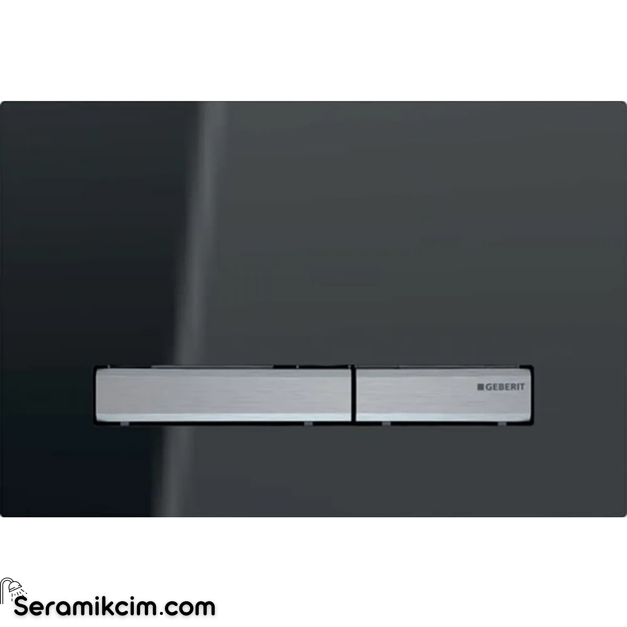 Geberit Sigma50 Kumanda Paneli Çift Basmalı Antrasit / Krom