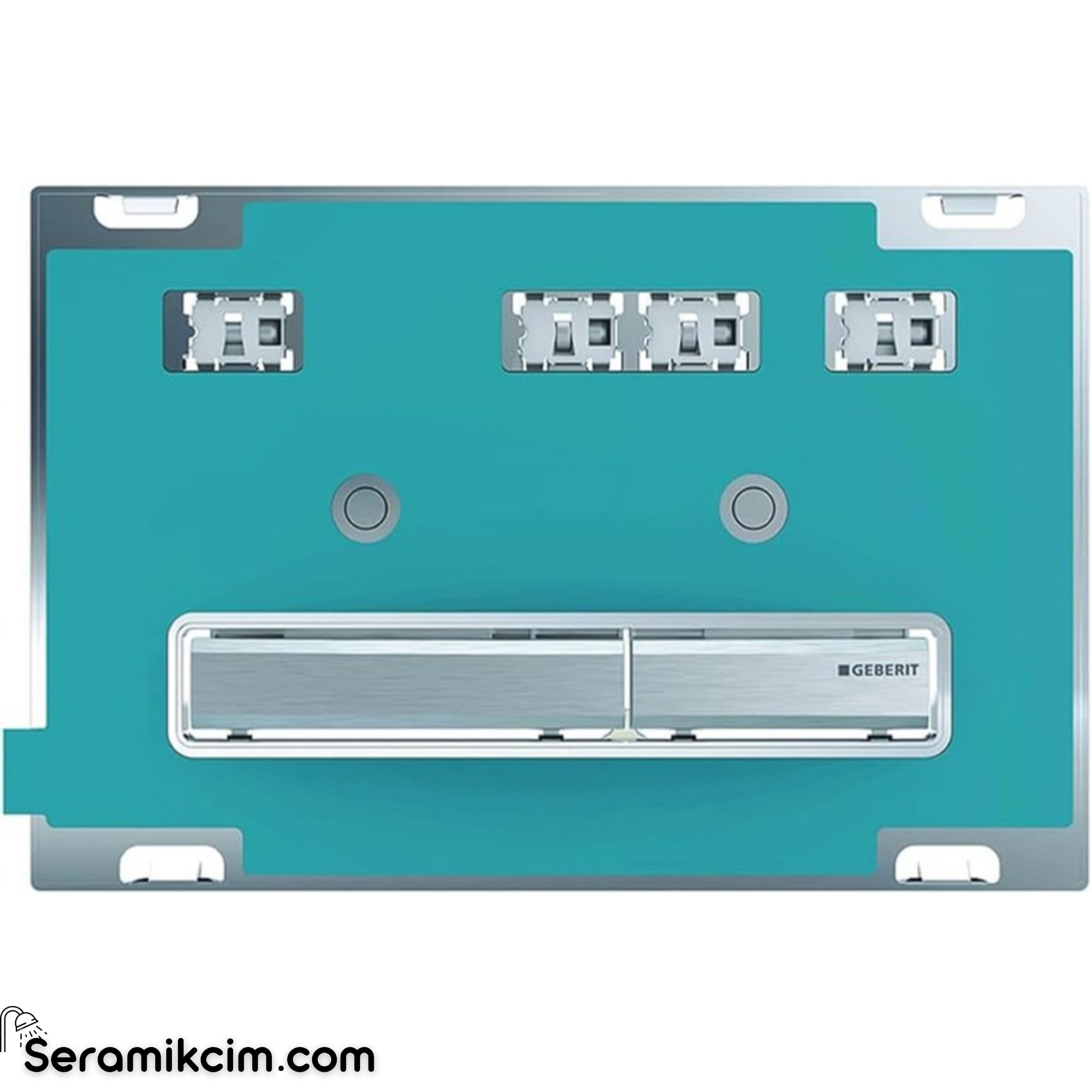Geberit Sigma50 Kumanda Paneli Çift Basmalı Kişiselleştirilebilir / Krom