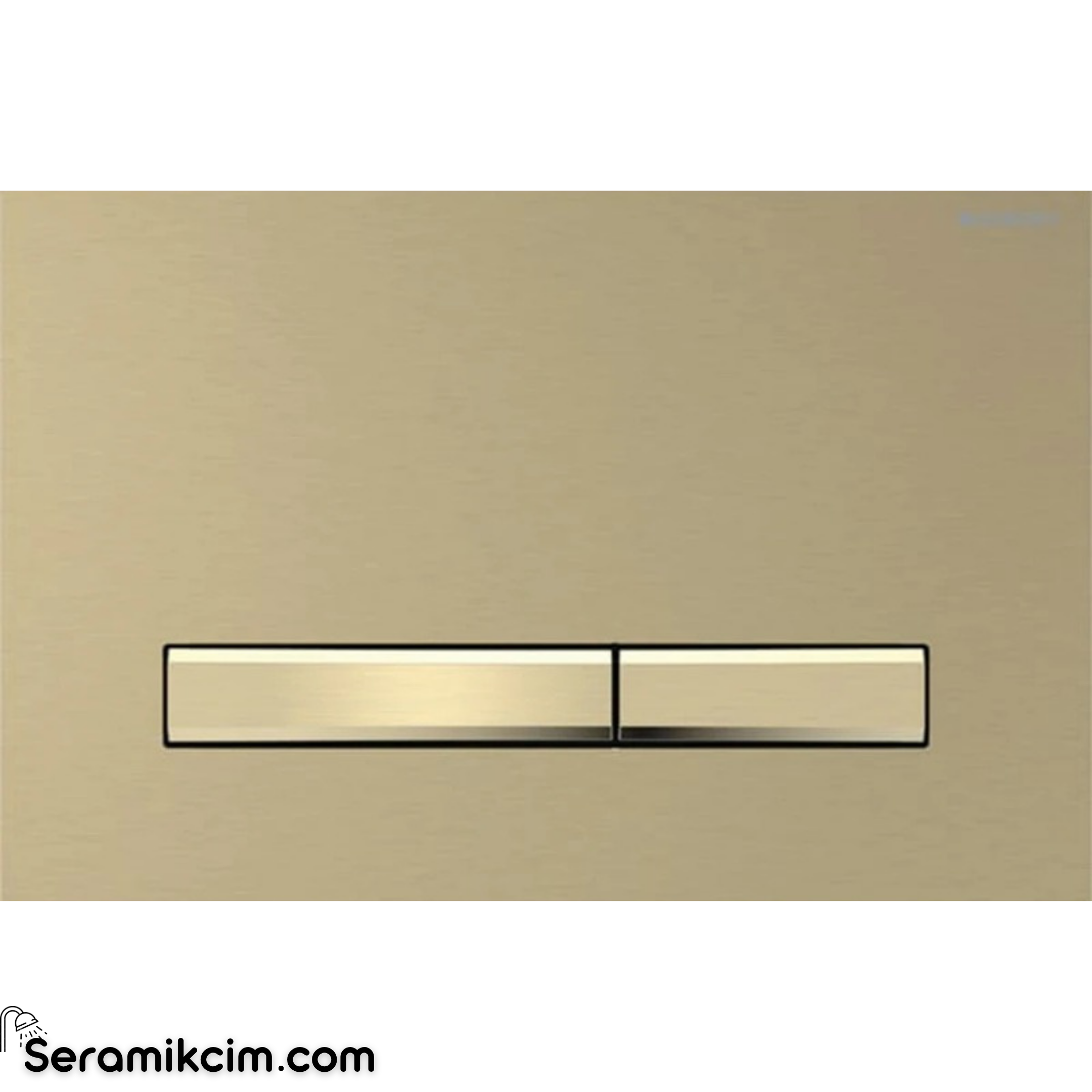Geberit Sigma50 Kumanda Paneli Çift Basmalı Pirinç / Pirinç
