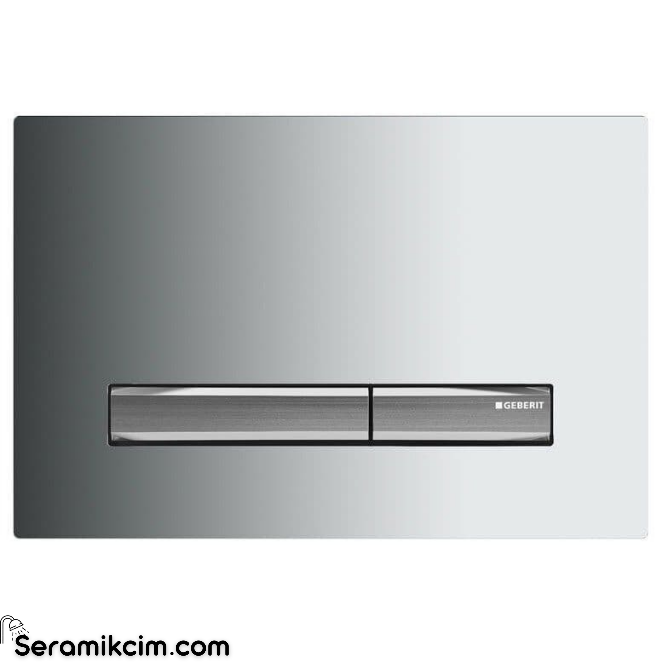 Geberit Sigma50 Kumanda Paneli Çift Basmalı Parlak Krom / Krom