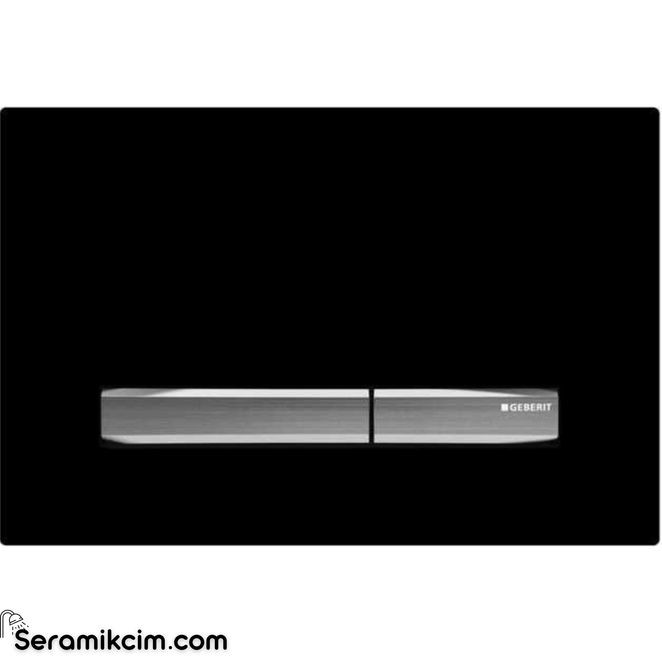 Geberit Sigma50 Kumanda Paneli Çift Basmalı Siyah
