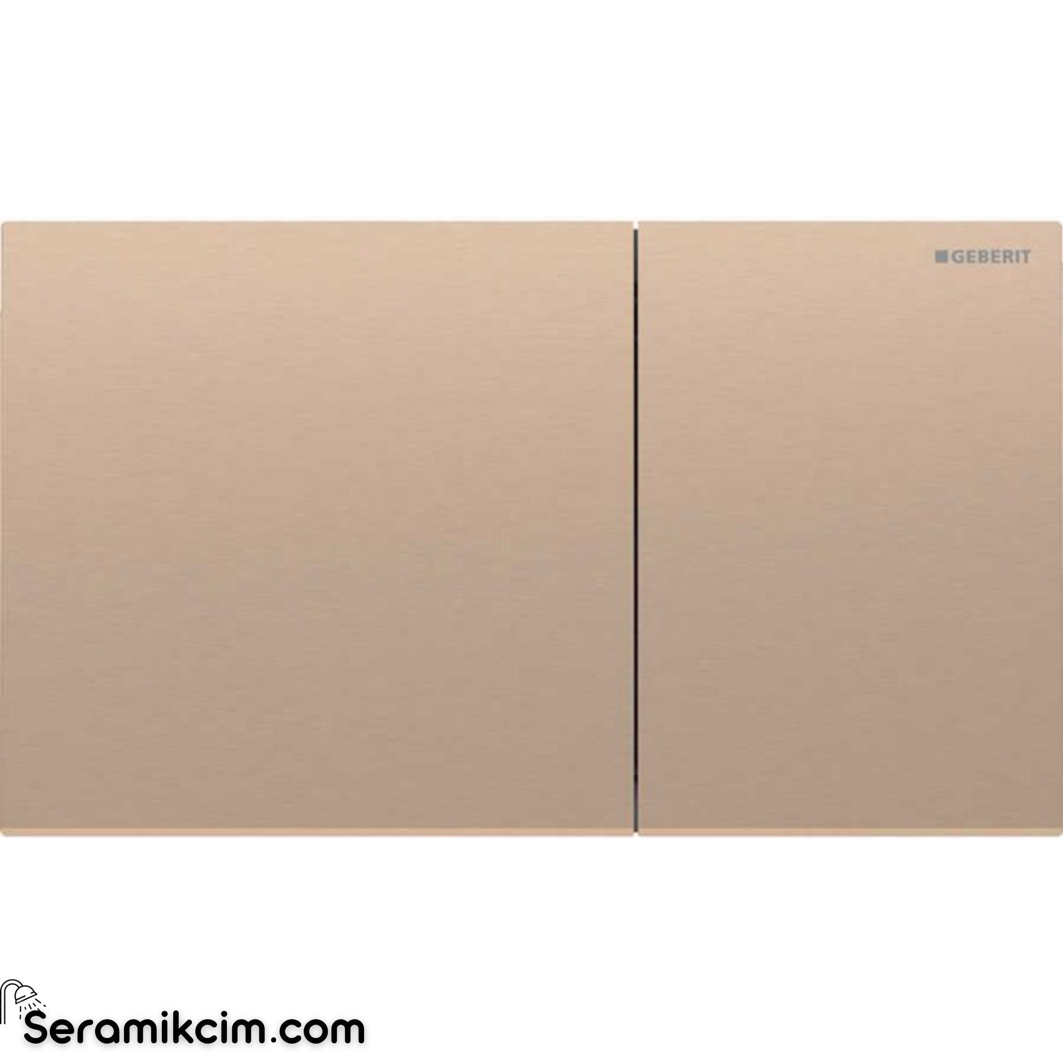 Geberit Sigma70 Kumanda Paneli Çift Basmalı Bronz