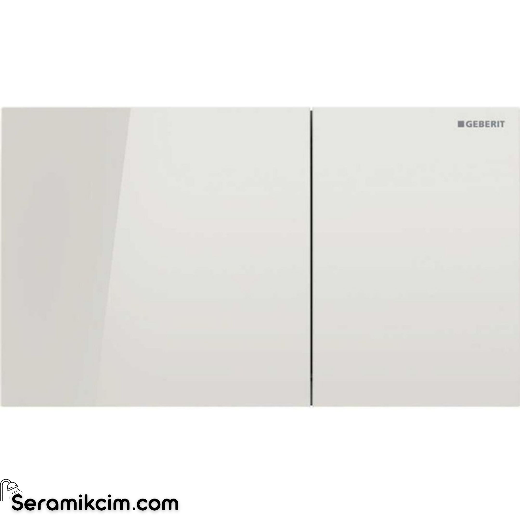 Geberit Sigma70 Kumanda Paneli Çift Basmalı Kum Grisi Cam