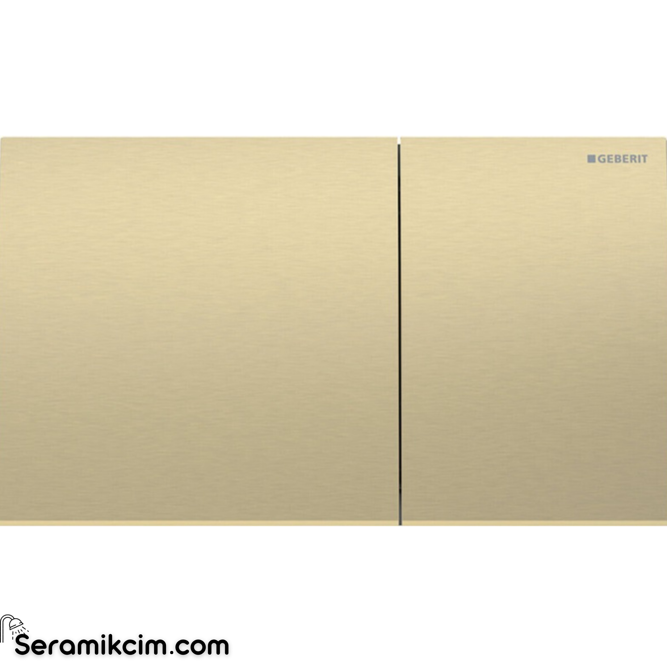 Geberit Sigma70 Kumanda Paneli Çift Basmalı Pirinç