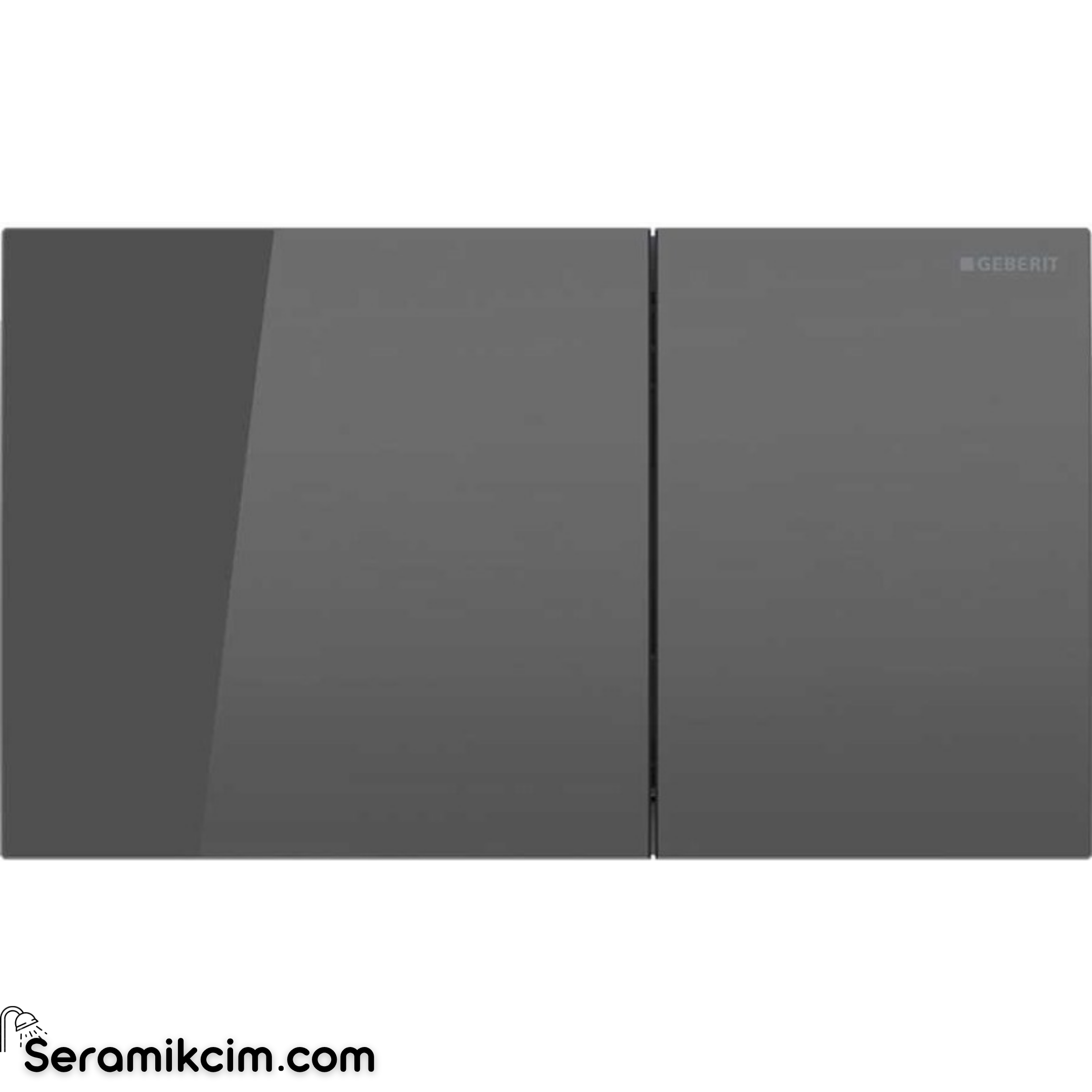 Geberit Sigma70 Kumanda Paneli Çift Basmalı Antrasit Cam
