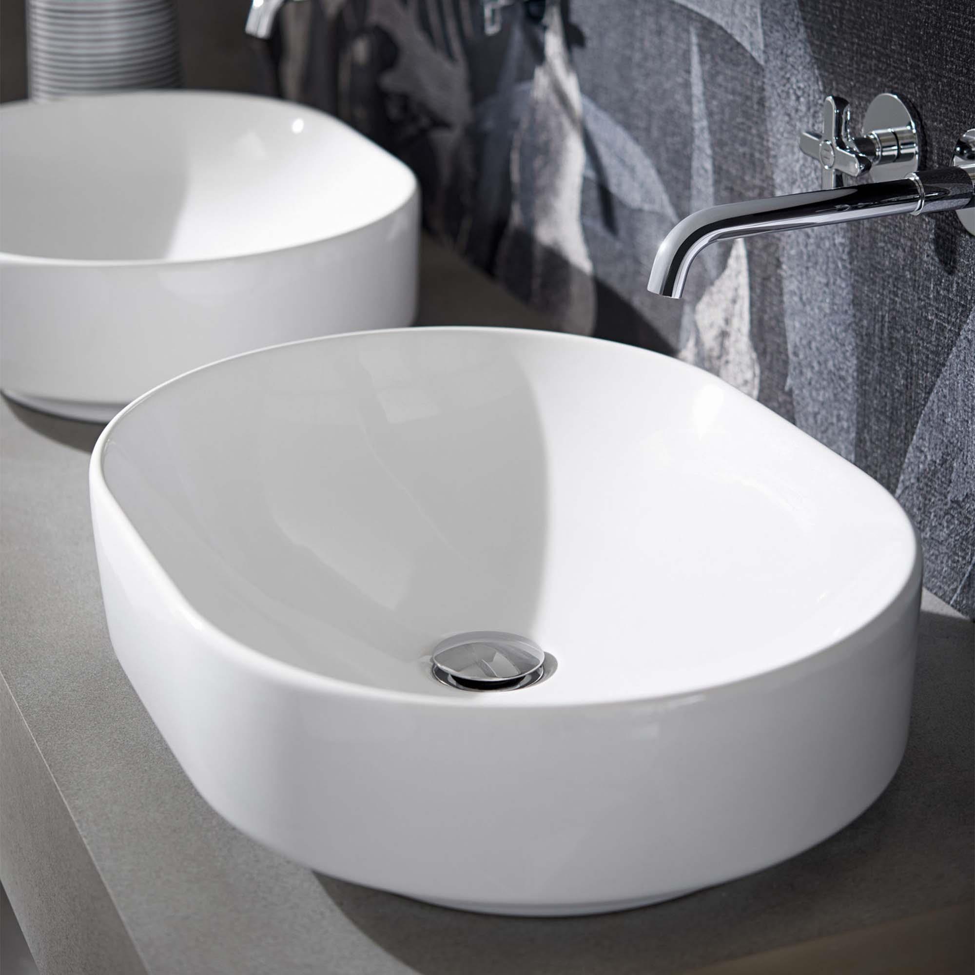 Geberit VariForm çanak lavabo, eliptik, 55x40 cm - 500.774.01.2