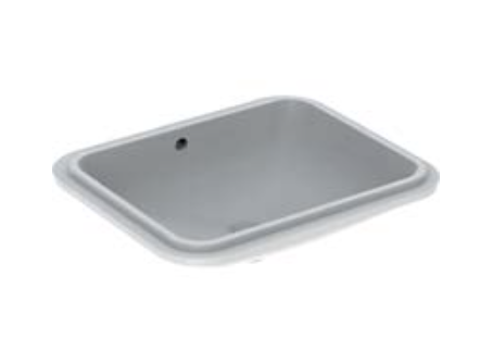 Geberit VariForm tezgah altı lavabo, dikdörtgen, 50x40 cm (Taşma delikli) - 500.764.01.2