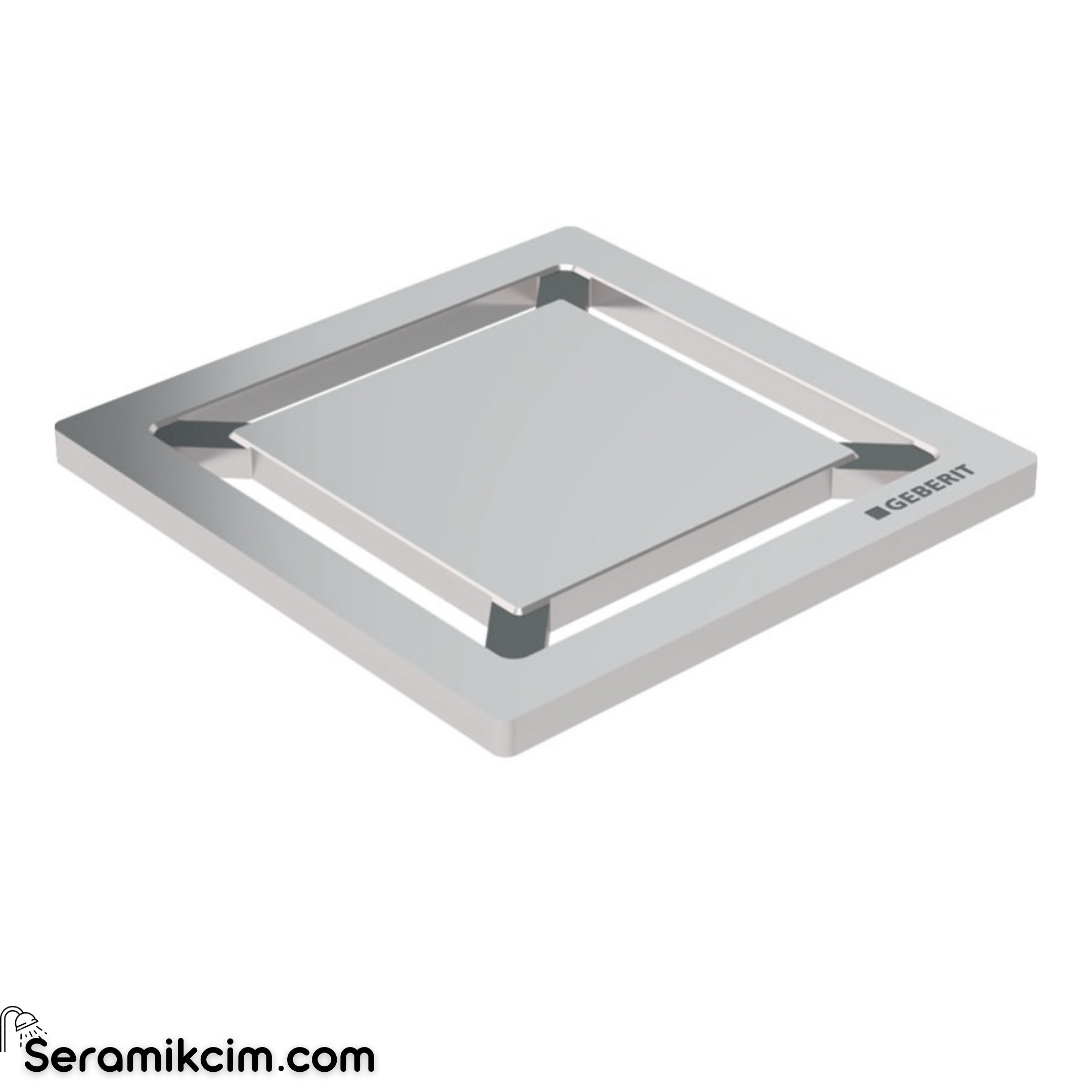 Geberit Yer süzgeci ızgarası, kare, 8 x 8 cm