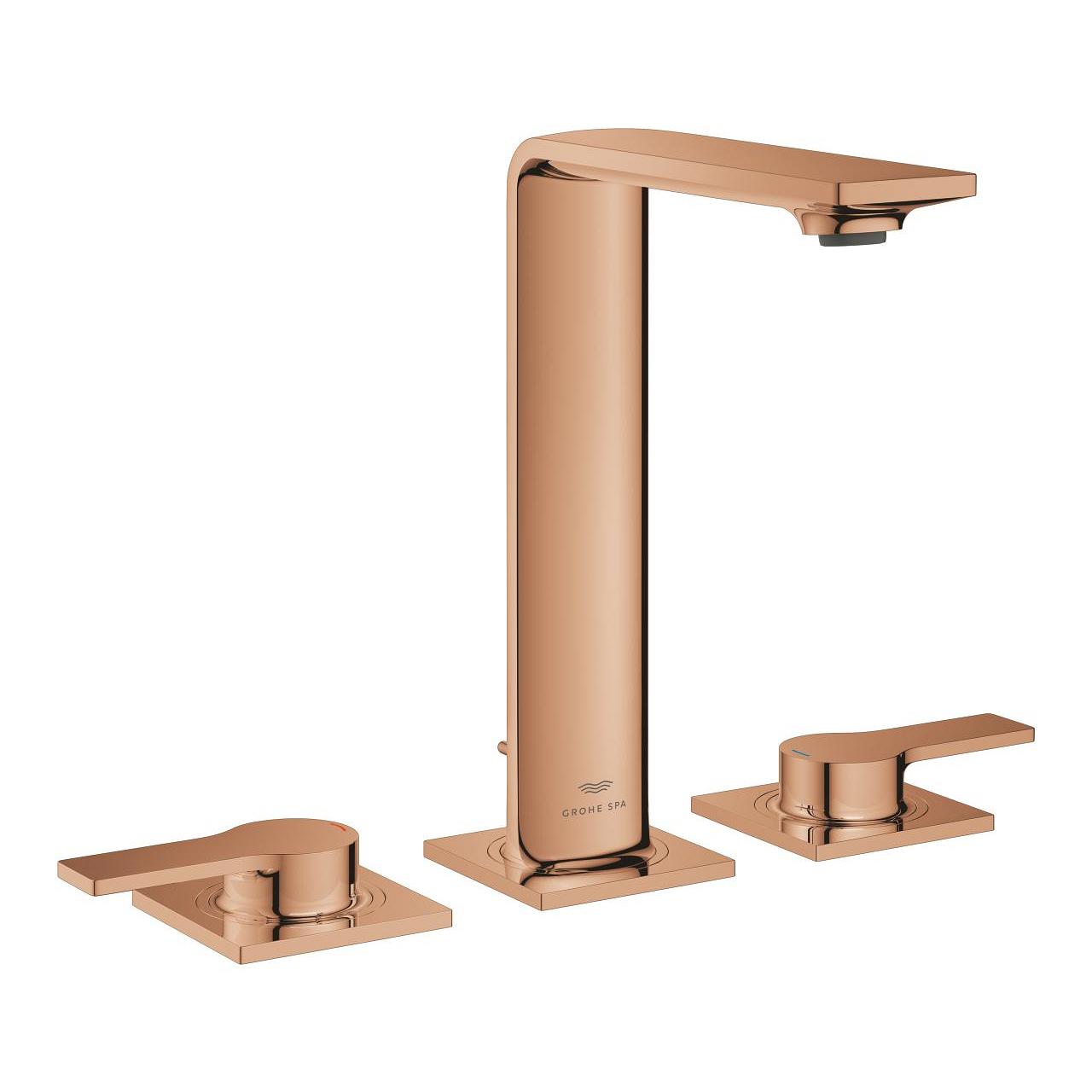 Grohe Allure 3 Delikli Ankastre Lavabo Bataryası, Parlak Bakır 20188DA1