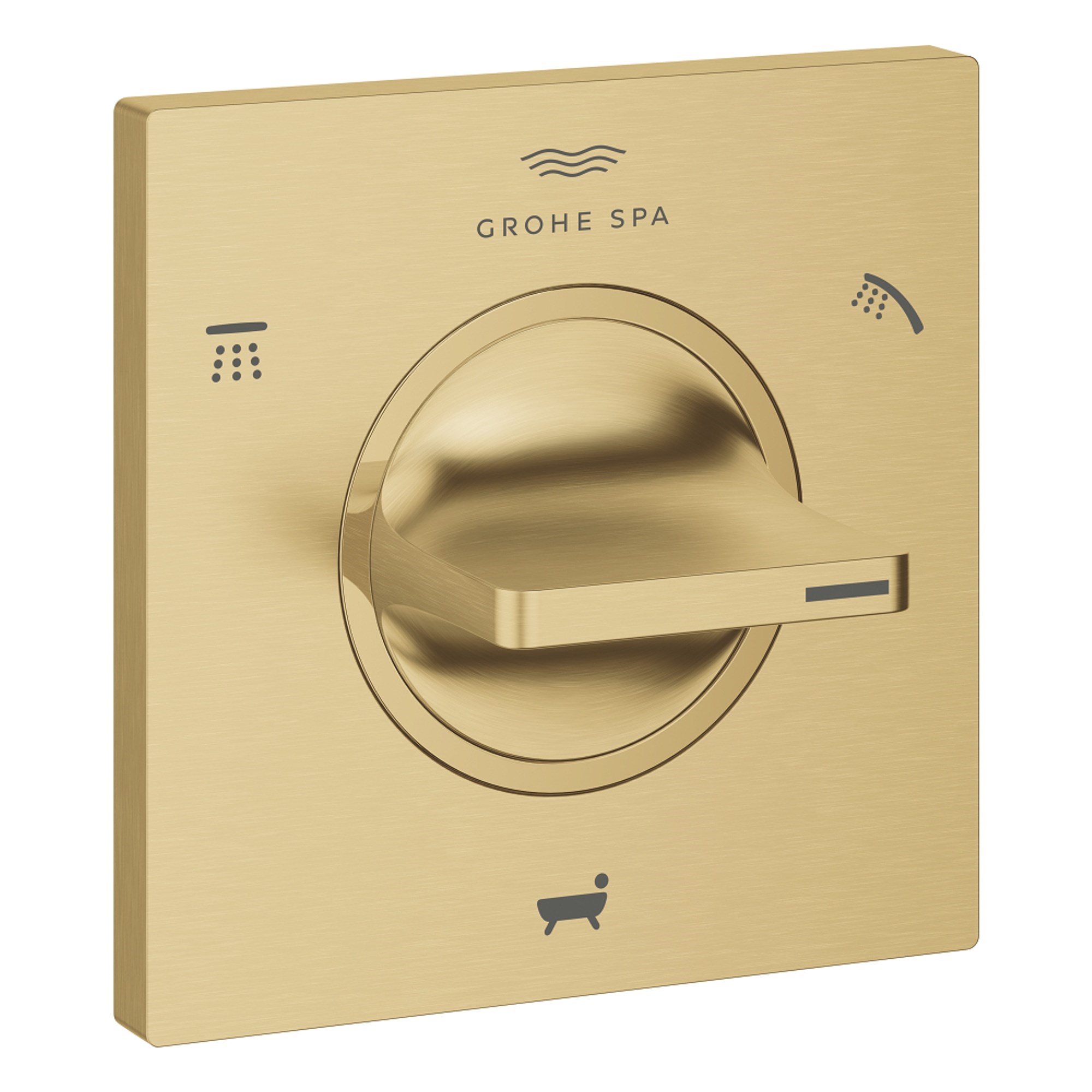 Grohe Allure 3 Yollu Yönlendirici Fırçalı Altın 19590GN1