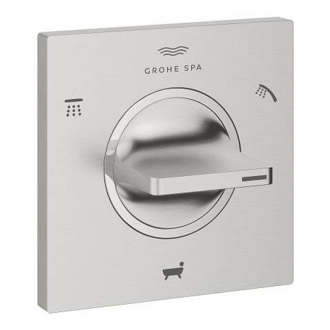 Grohe Allure 3 Yönlü Yönlendirici (Sıva Üstü Grubu), Paslanmaz Çelik 19590DC1