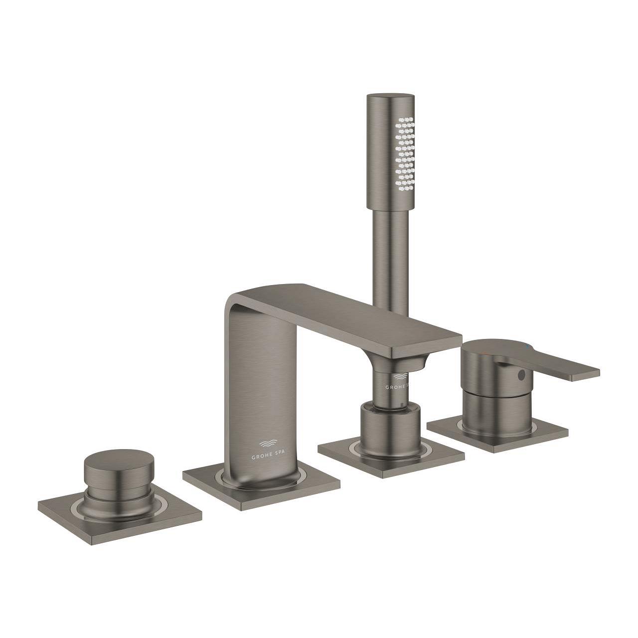 Grohe Allure 4 Delikli Ankastre Küvet Bataryası, Fırçalı Sert Grafit 19316AL1