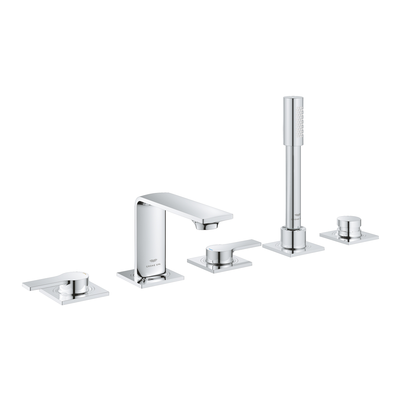 Grohe Allure 5 Delikli Ankastre Küvet Bataryası Krom 25221001