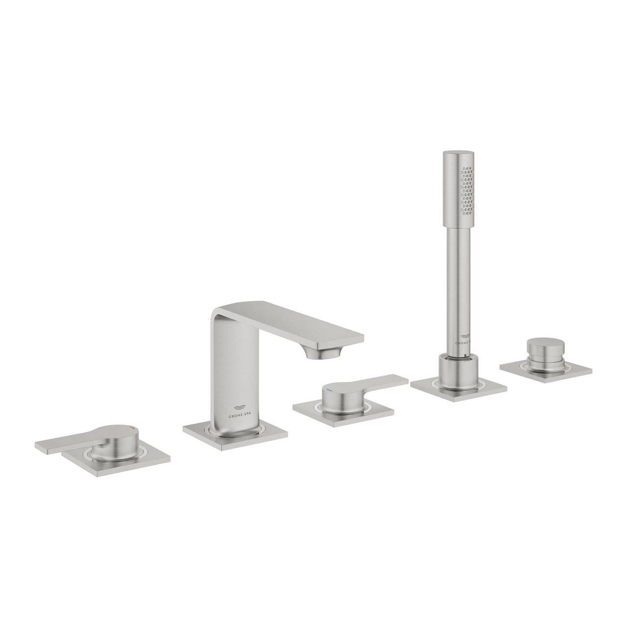 Grohe Allure 5 Delikli Ankastre Küvet Bataryası, Paslanmaz Çelik 25221DC1