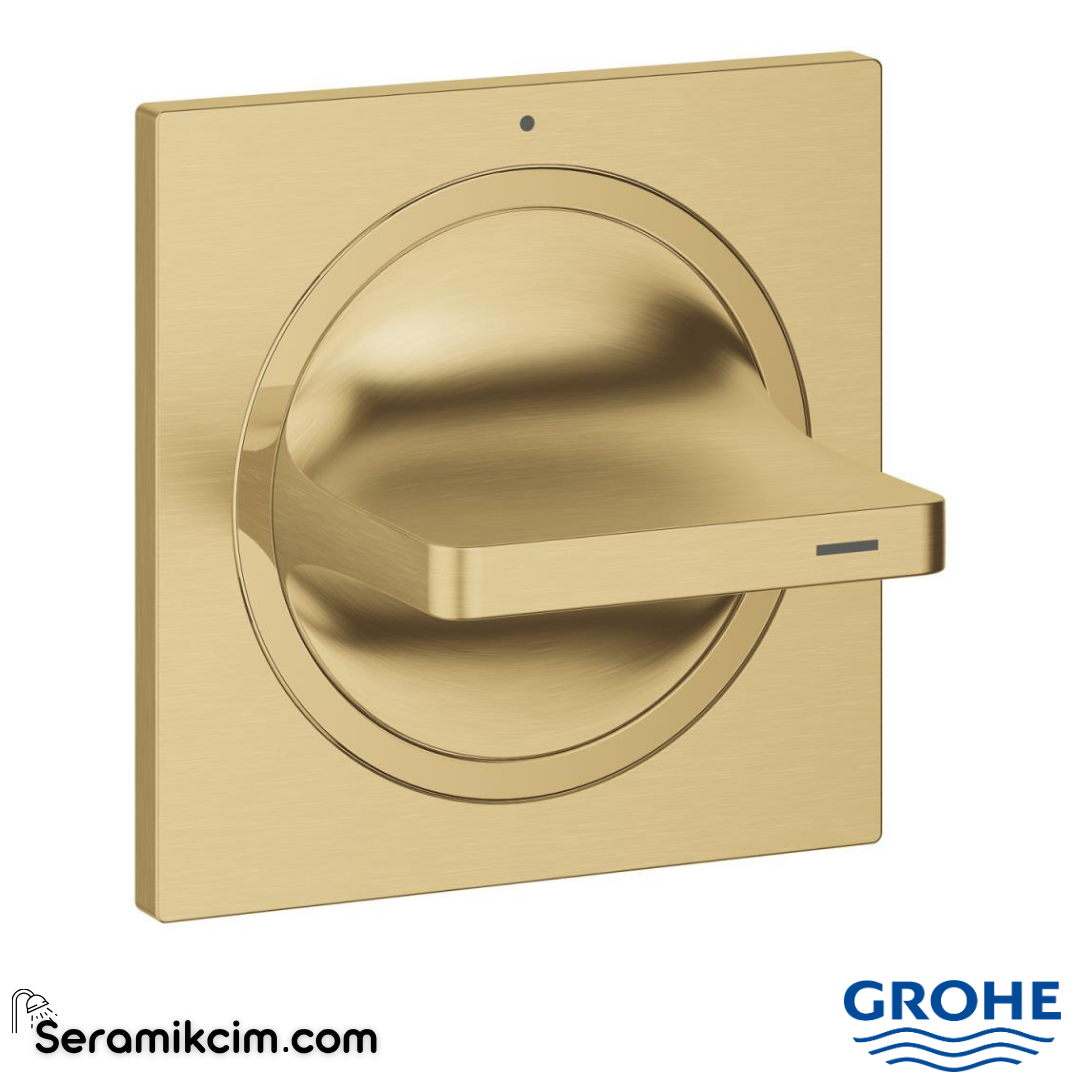 Grohe Allure Ankastre Stop Valf (Sıva Üstü Grubu), Fırçalı Altın 19334GN1 - 19334GN1