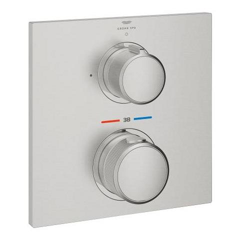 Grohe Allure Ankastre Termostatik Duş Bataryası (Sıva Üstü Grubu), Paslanmaz Çelik