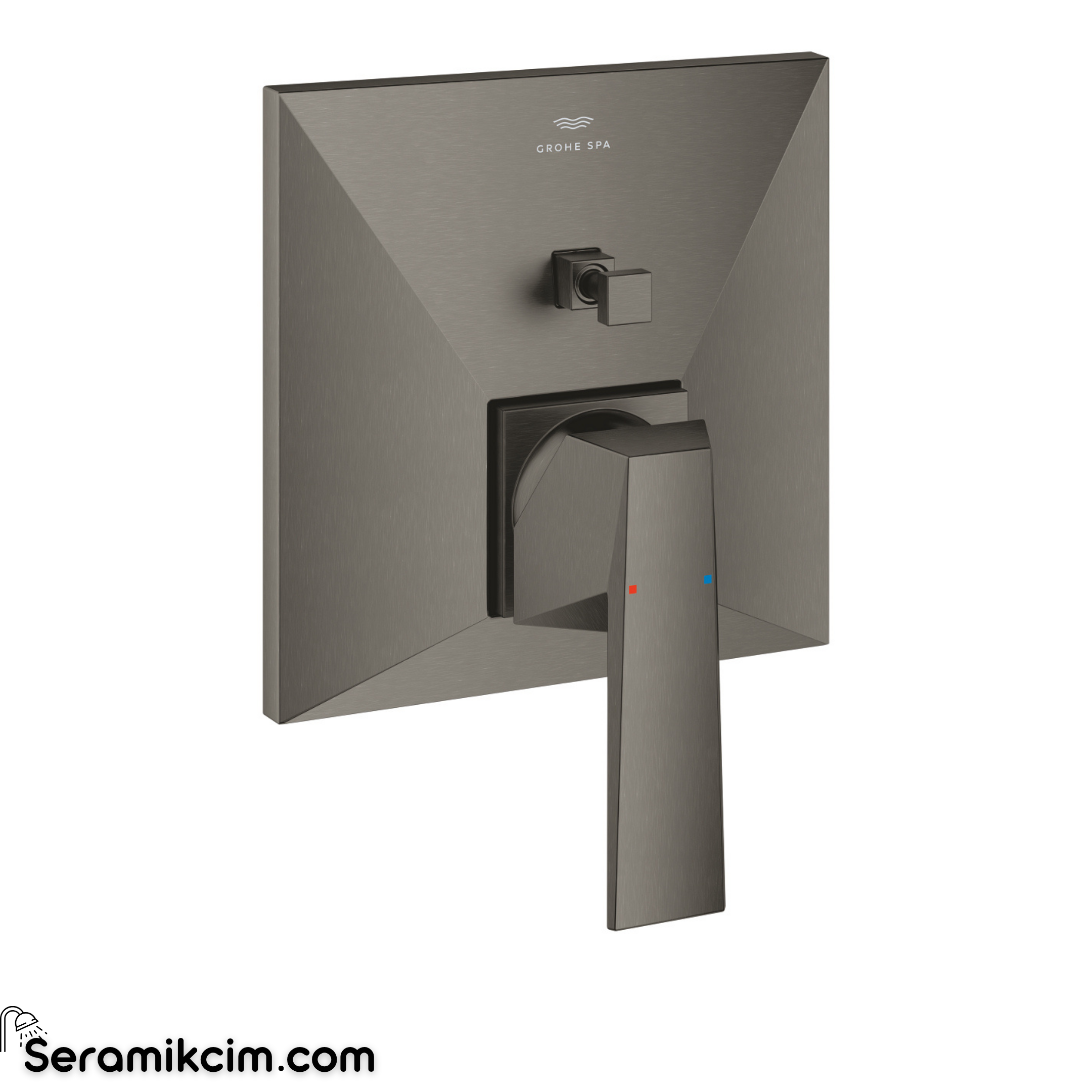 Grohe Allure Brilliant Ankastre Banyo Bataryası Fırçalı Sert Grafit 24279AL0